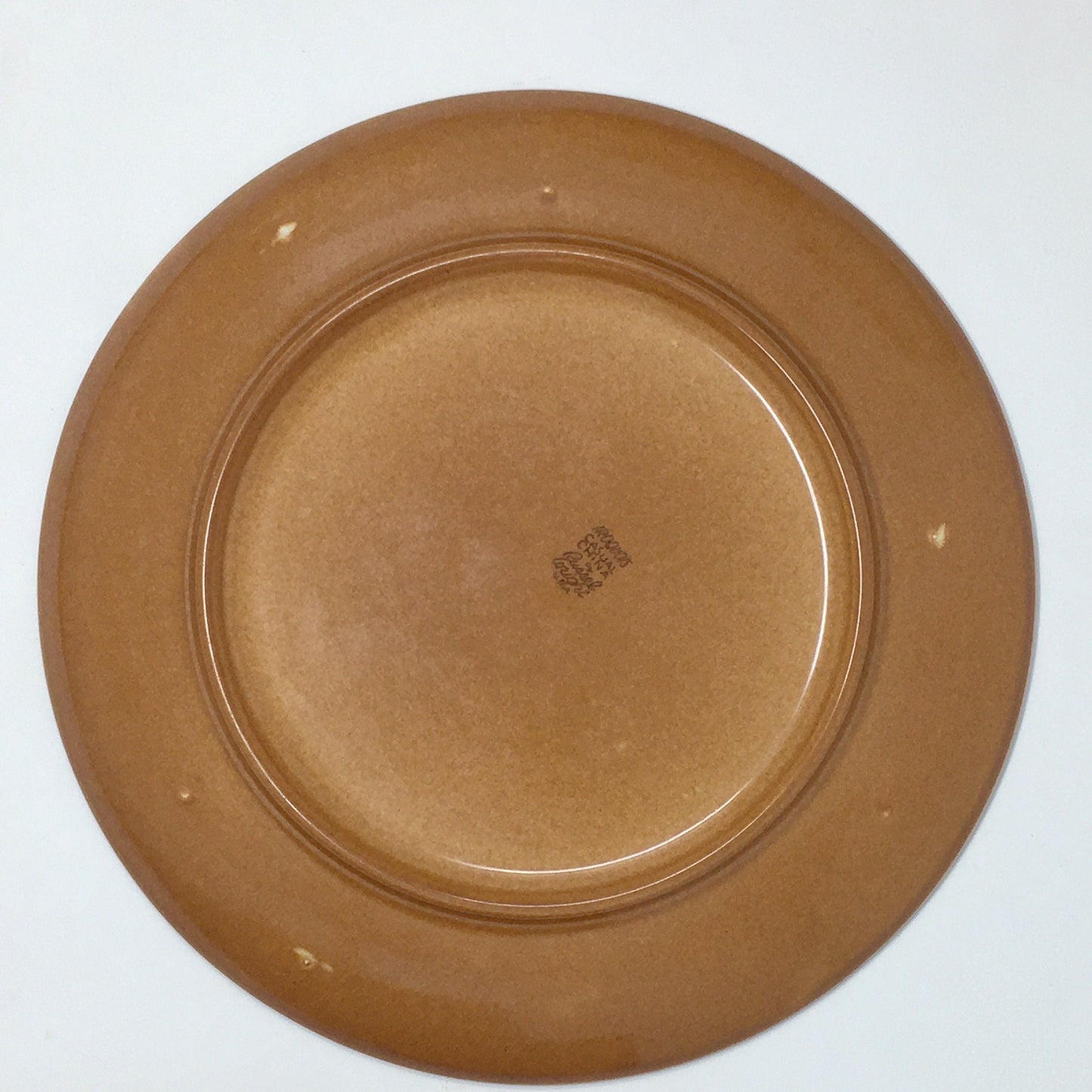 Russel Wright, Dinner Plate, Ripe Apricot, Casual China, Iroquois China, 1950s