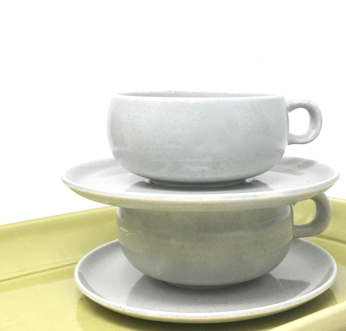 Russel Wright Granite Gray Cup and Saucer | American Modern