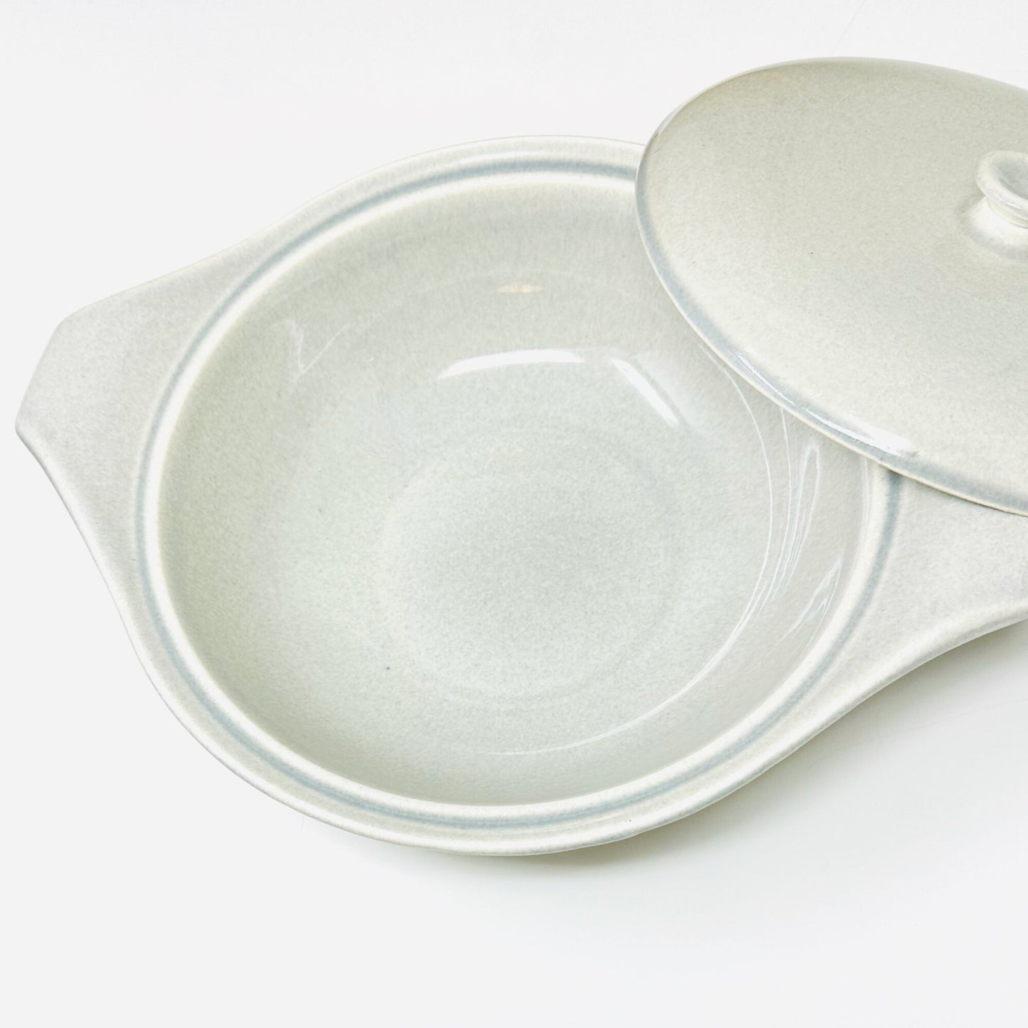 Russel Wright Granite Gray, Covered Serving Dish, American Modern, Steubenville, 1950s
