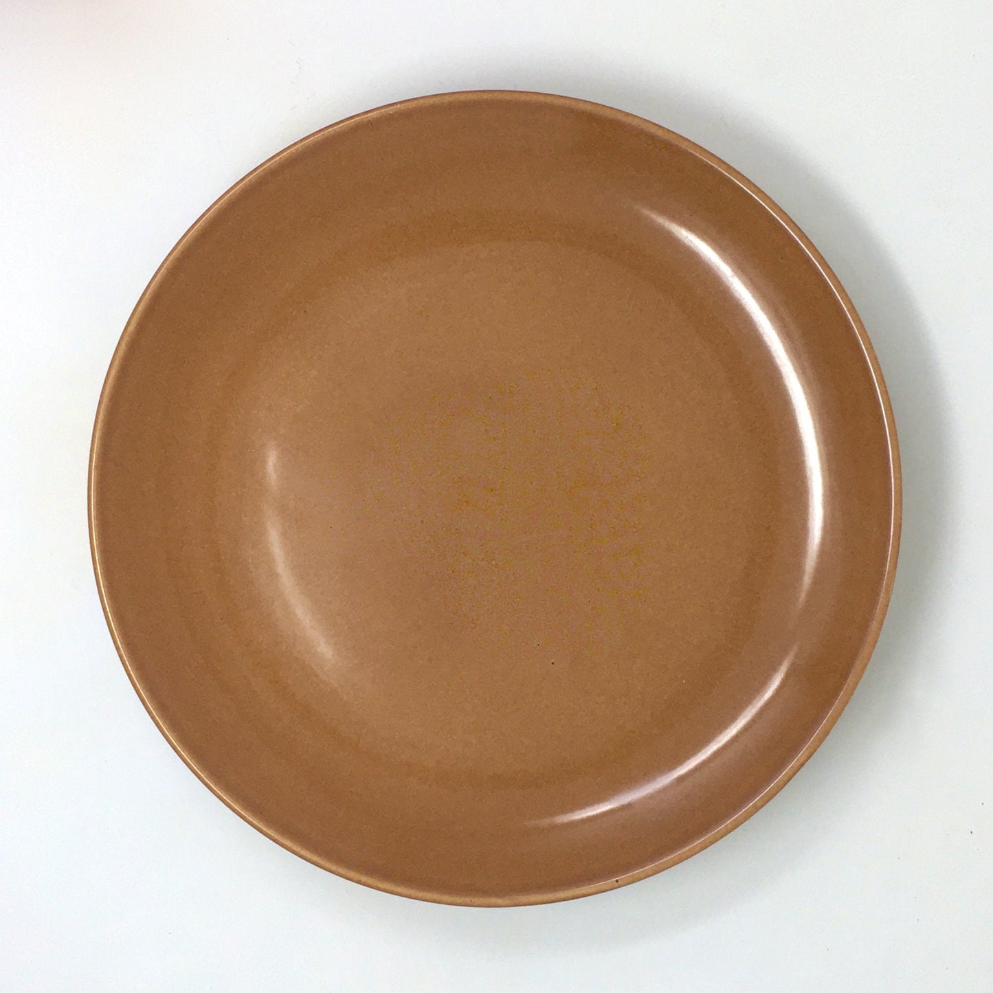 Russel Wright, Dinner Plate, Ripe Apricot, Casual China, Iroquois China, 1950s