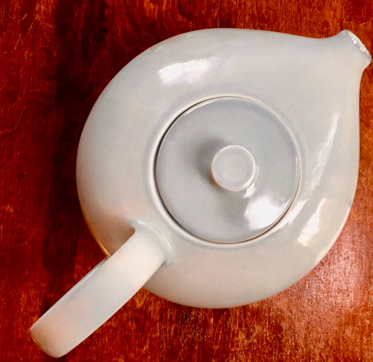 Russel Wright, Ice Blue Teapot, Casual Living by Iroquois China, 1950s