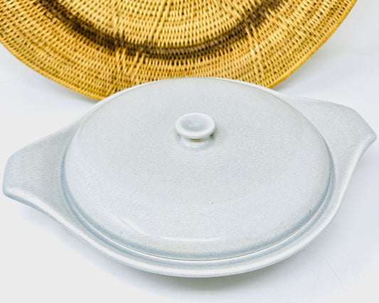 Russel Wright Granite Gray, Covered Serving Dish, American Modern, Steubenville, 1950s