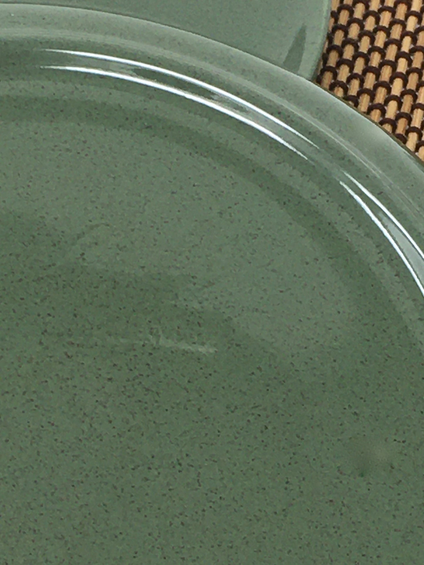 Russel Wright Salad Plate Cedar Green | American Modern