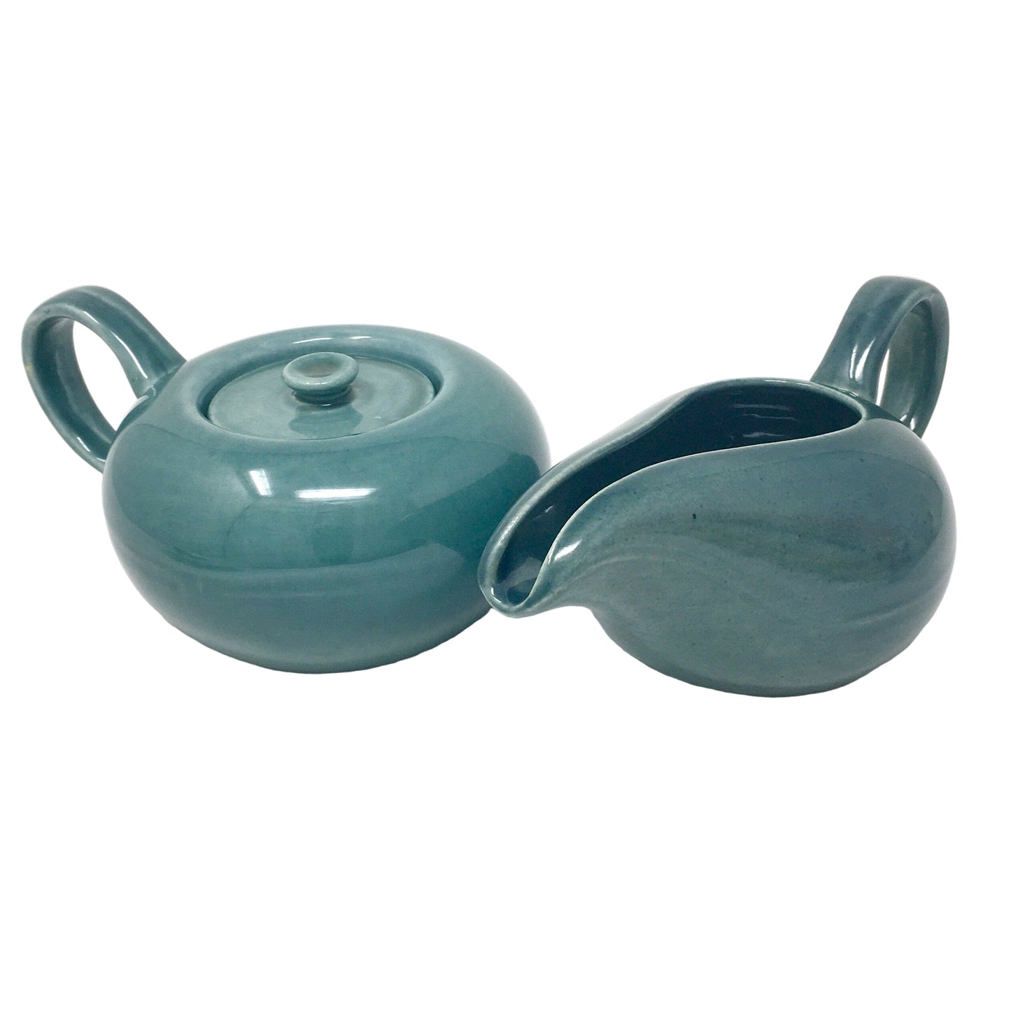 Russel Wright Seafoam Creamer and Sugar |  Vintage American
