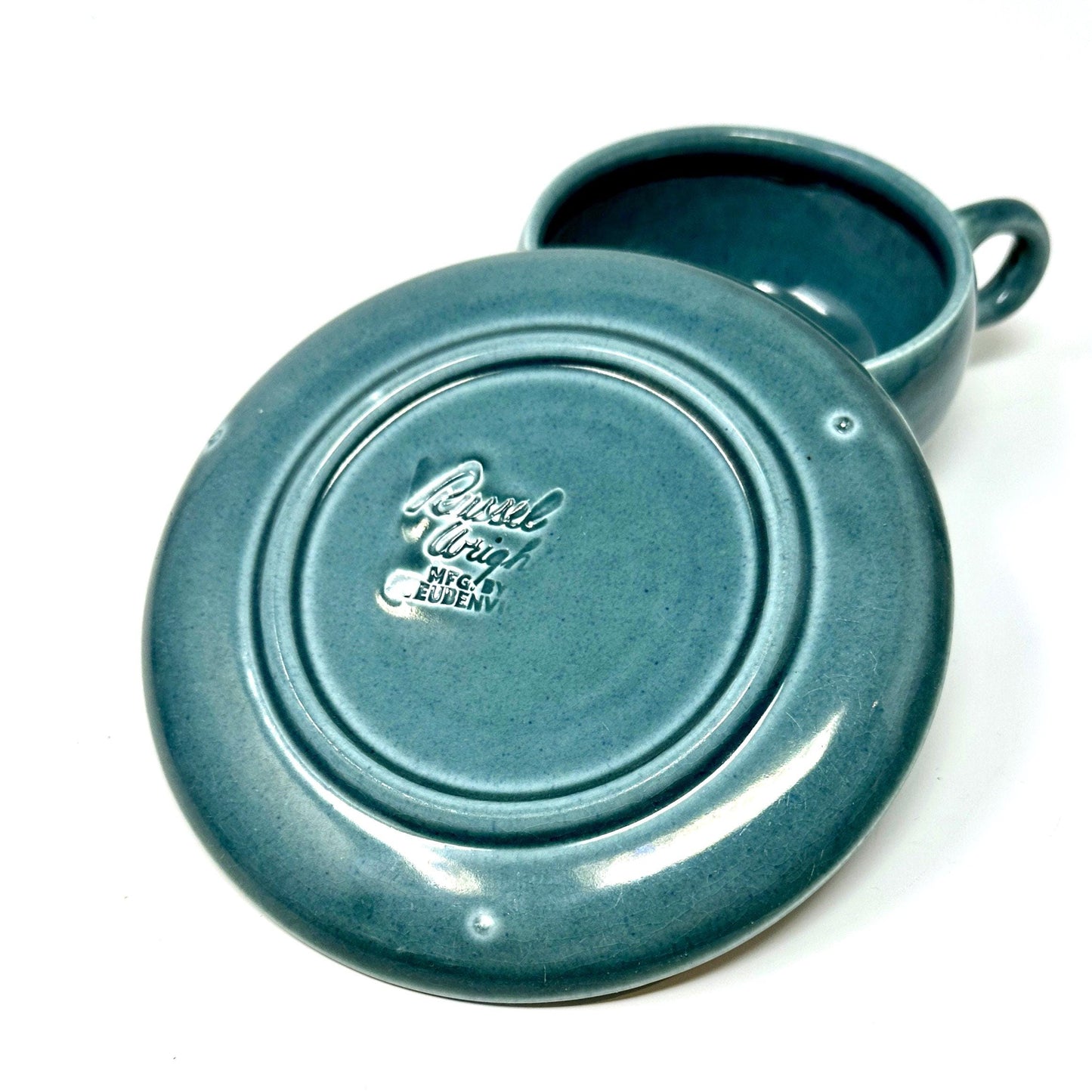 Russel Wright Seafoam AD Cup and Saucer | American Modern